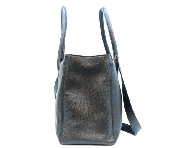 CHANEL シャネル 14番 A15206 黒 グレインドカーフ ゴールド金具 2WAY エグゼクティブトート トートバッグ