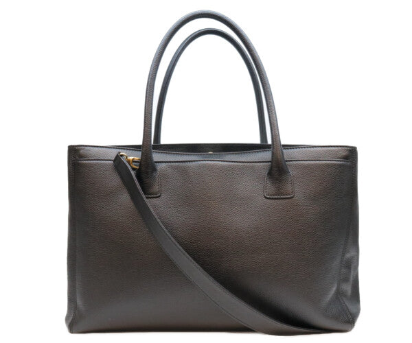 CHANEL シャネル 14番 A15206 黒 グレインドカーフ ゴールド金具 2WAY エグゼクティブトート トートバッグ
