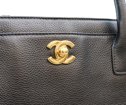 CHANEL シャネル 14番 A15206 黒 グレインドカーフ ゴールド金具 2WAY エグゼクティブトート トートバッグ