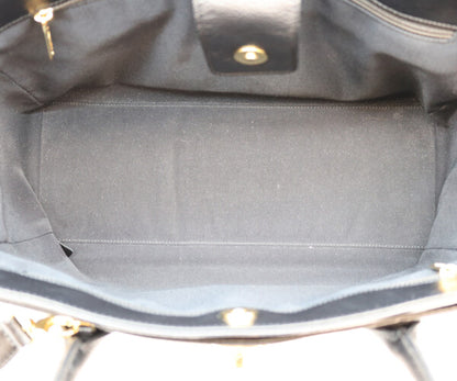 CHANEL シャネル 14番 A15206 黒 グレインドカーフ ゴールド金具 2WAY エグゼクティブトート トートバッグ