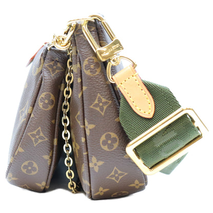 LOUIS VUITTON ルイヴィトン M44813 モノグラム カーキバンド ミュルティポシェットアクセソワール ショルダーバッグ