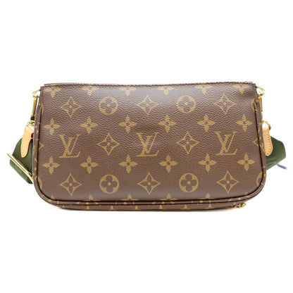LOUIS VUITTON ルイヴィトン M44813 モノグラム カーキバンド ミュルティポシェットアクセソワール ショルダーバッグ