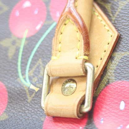 LOUIS VUITTON 2005 M95010 Monogram Cerises Sac Plat Tote Bag