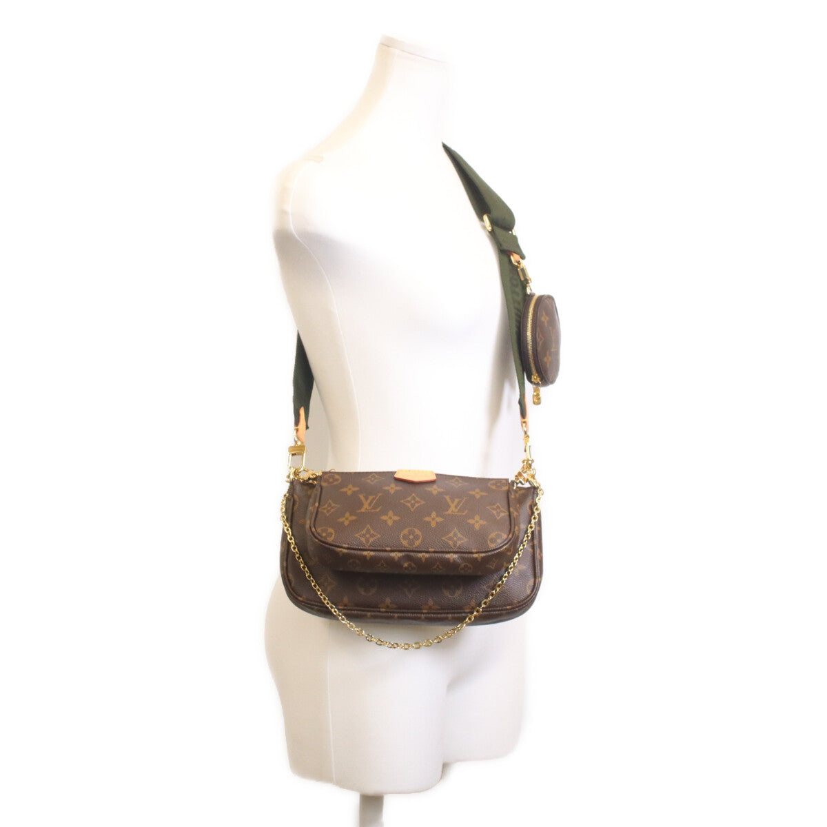 LOUIS VUITTON ルイヴィトン M44813 モノグラム カーキバンド