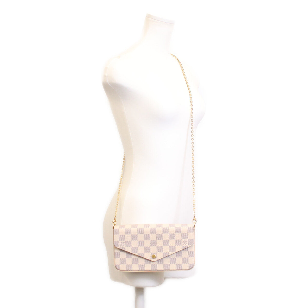 ルイヴィトンダミエポシェット LOUIS VUITTON ルイヴィトン N40491 ダミエアズール ポシェットフェリ
