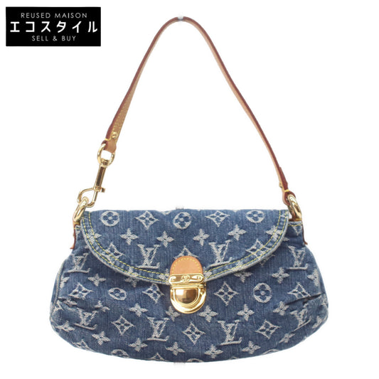 LOUIS VUITTON ルイヴィトン 05年 M95050 モノグラムデニム ミニプリーティ ハンドバッグ