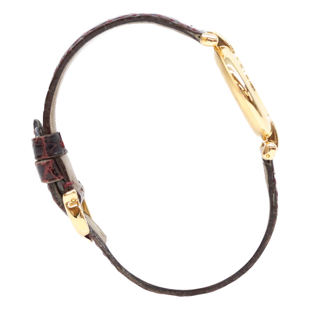 Cartier カルティエ 95年 W1000654 925 マストコリゼヴェルメイユSM アイボリー文字盤 QZ 革 腕時計