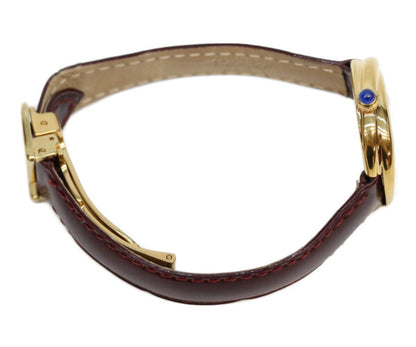 Cartier カルティエ W1010744 925 マストトリニティヴェルメイユSM 飛びアラビアホワイト文字盤 QZ 腕時計