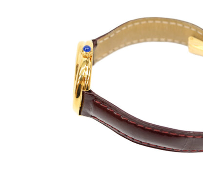 Cartier カルティエ W1010744 925 マストトリニティヴェルメイユSM 飛びアラビアホワイト文字盤 QZ 腕時計