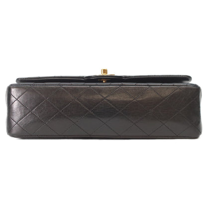 CHANEL シャネル 1番 A01112 黒 ラム ゴールド金具 マトラッセ25 ショルダーバッグ