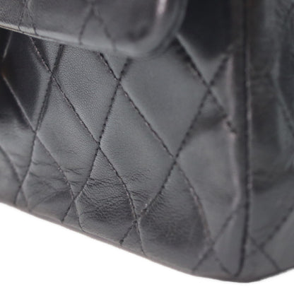 CHANEL シャネル 1番 A01112 黒 ラム ゴールド金具 マトラッセ25 ショルダーバッグ
