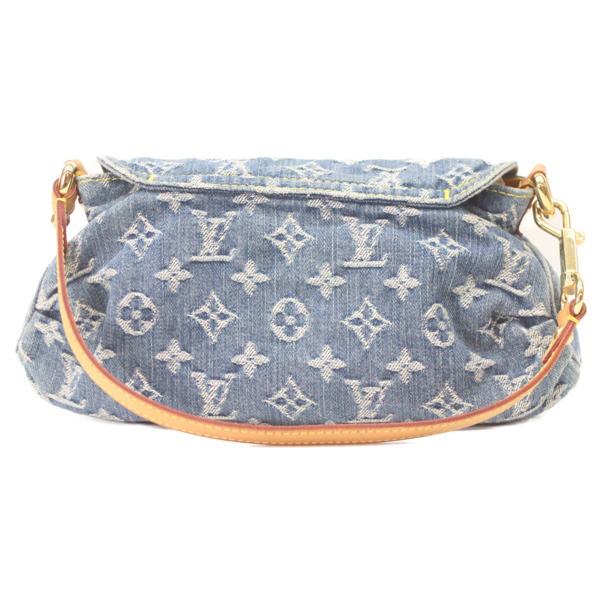 TP5 ルイヴィトン　モノグラム　ハンドバッグ　クラッチバッグ LOUIS VUITTON ルイヴィトン 05年 M95050 モノグラムデニム ミニ