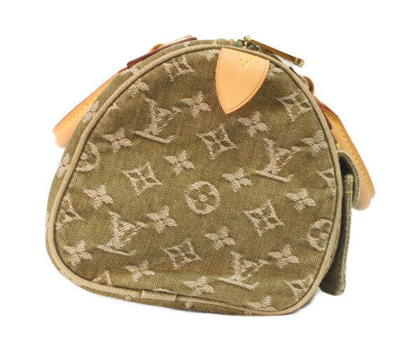 LOUIS VUITTON ルイヴィトン 06年 M95215 モノグラムデニム リケン ネオスピーディ ハンドバッグ