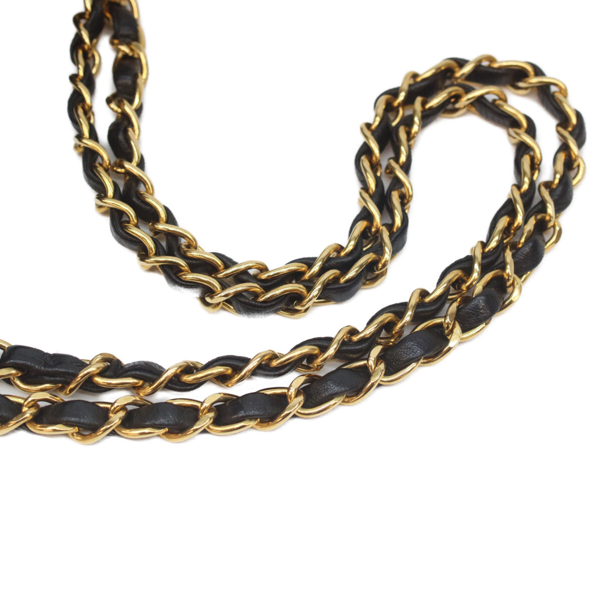 CHANEL シャネル 5番 A01113 黒ラム ゴールド金具 Wフラップ マトラッセ23 ショルダーバッグ