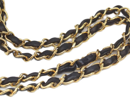CHANEL シャネル 2番 A01113 黒ラム ゴールド金具 Wフラップ マトラッセ23 ショルダーバッグ