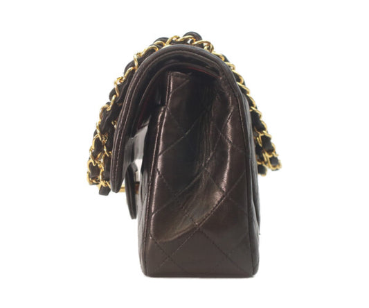 CHANEL シャネル 2番 A01113 黒ラム ゴールド金具 マトラッセ23 ショルダーバッグ