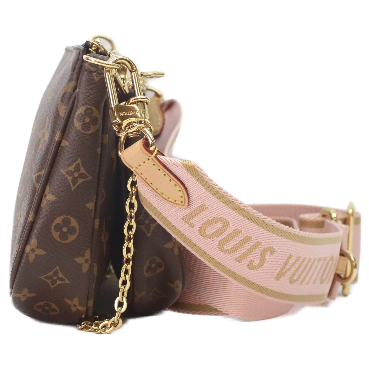 LOUIS VUITTON ルイヴィトン M44840 ローズクレール モノグラム ミュルティポシェットアクセソワール ショルダーバッグ