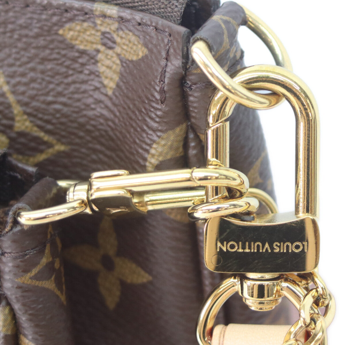 LOUIS VUITTON ルイヴィトン M44840 ローズクレール モノグラム ミュルティポシェットアクセソワール ショルダーバッグ