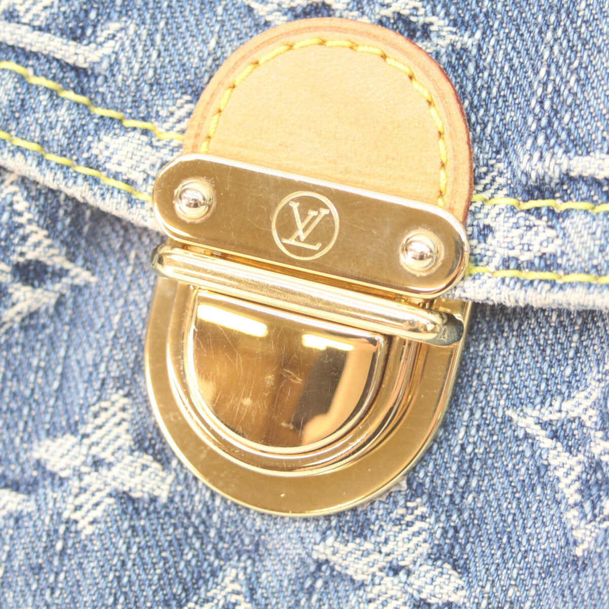 LOUIS VUITTON ルイヴィトン 06年 M95050 モノグラムデニム ミニプリーティ ショルダーバッグ