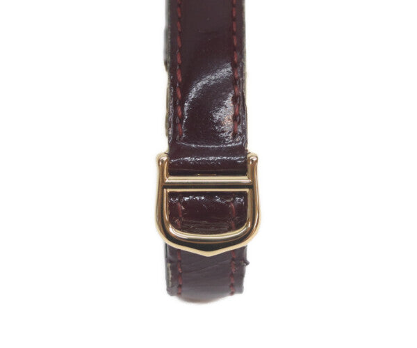 Cartier カルティエ W1010744 90s 925 マストトリニティヴェルメイユSM サイドトリニティ ホワイト文字盤 QZ 腕時計