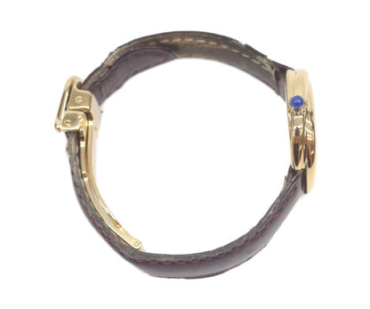 Cartier カルティエ W1010744 90s 925 マストトリニティヴェルメイユSM サイドトリニティ ホワイト文字盤 QZ 腕時計