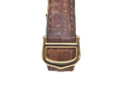 Cartier カルティエ 99-00s W1013654 925 マストタンクヴェルメイユSM後期 飛びローマアイボリー文字盤 QZ 革 腕時計