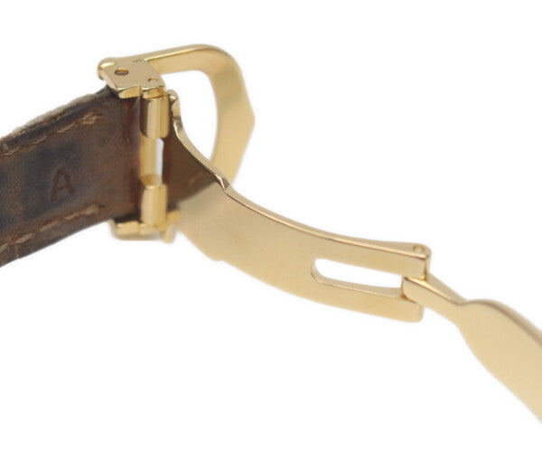 Cartier カルティエ 99-00s W1013654 925 マストタンクヴェルメイユSM後期 飛びローマアイボリー文字盤 QZ 革 腕時計