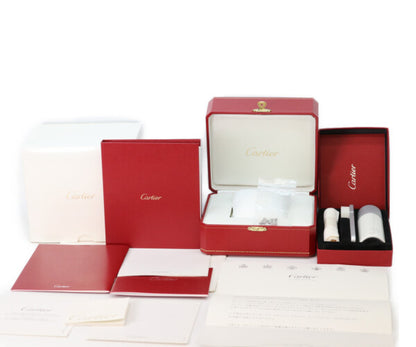 Cartier カルティエ 14年 W5310046 YG SS タンクアングレーズSM シルバーギョーシェ彫り文字盤 QZ 腕時計