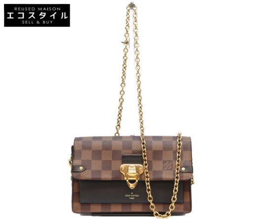 LOUIS VUITTON ルイヴィトン N60221 ダミエ ポルトフォイユヴァヴァン チェーンウォレット ショルダーバッグ