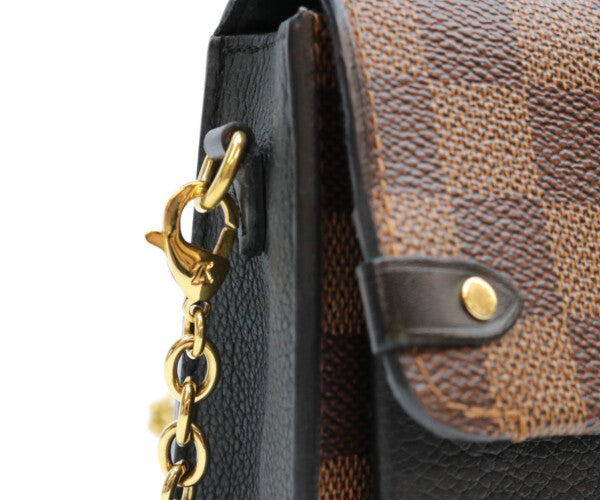 LOUIS VUITTON ルイヴィトン N60221 ダミエ ポルトフォイユヴァヴァン チェーンウォレット ショルダーバッグ