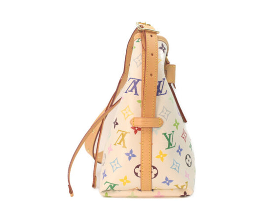 LOUIS VUITTON ルイヴィトン ×TM 村上隆 M13661 モノグラムマルチカラー キャリーオールPM ショルダーバッグ