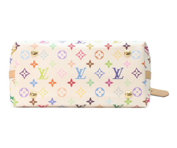 LOUIS VUITTON ルイヴィトン ×TM 村上隆 M13661 モノグラムマルチカラー キャリーオールPM ショルダーバッグ