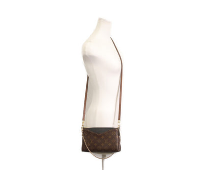 LOUIS VUITTON ルイヴィトン 16年 M41639 モノグラムパラスクラッチ ショルダーバッグ
