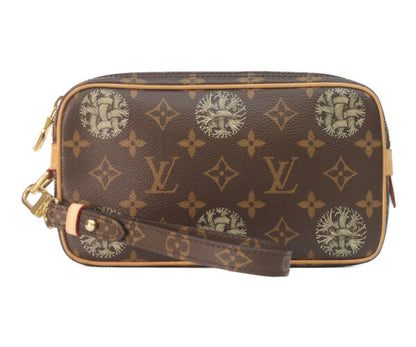 LOUIS VUITTON ルイヴィトン ×クリストファーネメス 15年 M61323 モノグラムポシェットヴォルカ セカンドバッグ クラッチバッグ