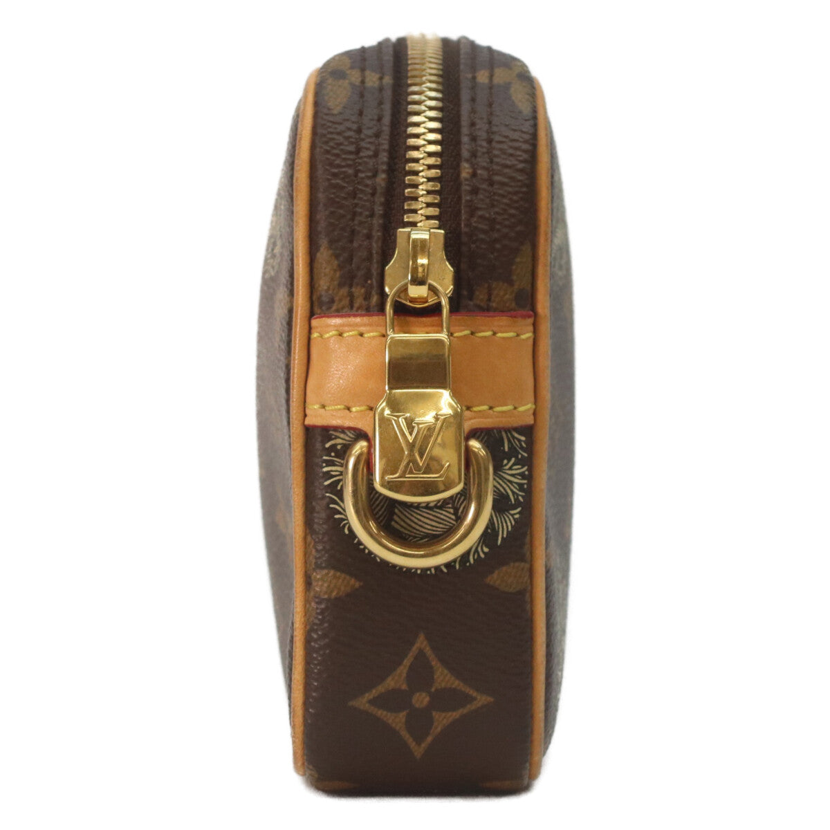 LOUIS VUITTON Louis Vuitton × Christopher Nemeth 2015 M61323 Monogram Pochette Volga pouch clutch bag