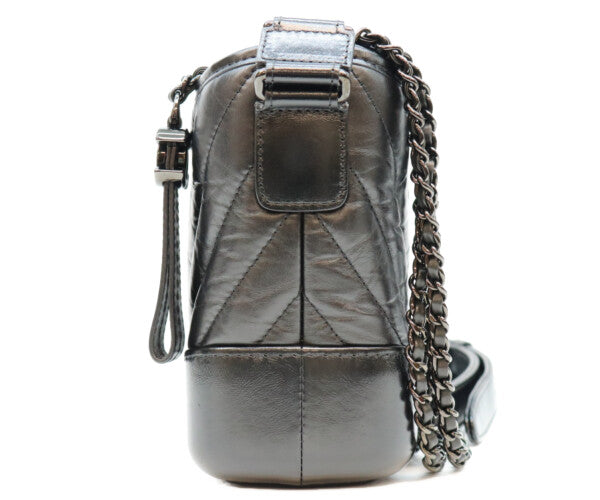 CHANEL シャネル 28番 A91810 ヴィンテージカーフ ソーブラック ガブリエルドゥホーボー ショルダーバッグ