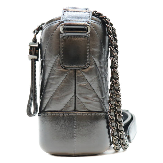 CHANEL シャネル 28番 A91810 ヴィンテージカーフ ソーブラック ガブリエルドゥホーボー ショルダーバッグ