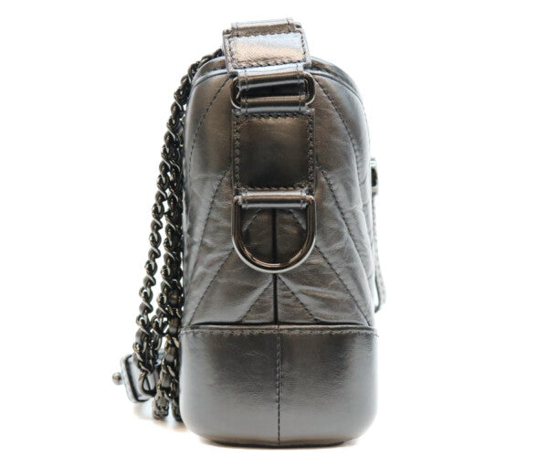CHANEL シャネル 28番 A91810 ヴィンテージカーフ ソーブラック ガブリエルドゥホーボー ショルダーバッグ