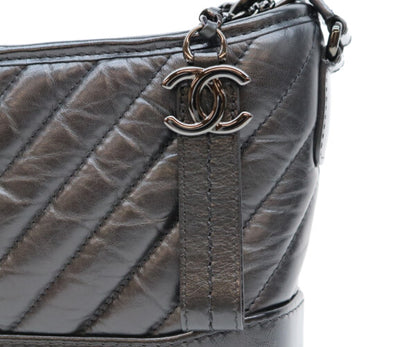 CHANEL シャネル 28番 A91810 ヴィンテージカーフ ソーブラック ガブリエルドゥホーボー ショルダーバッグ