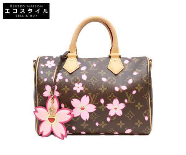 LOUIS VUITTON ルイヴィトン ×TM 村上隆 M14174 モノグラムチェリーブロッサム スピーディ バンドリエール25 ボストンバッグ