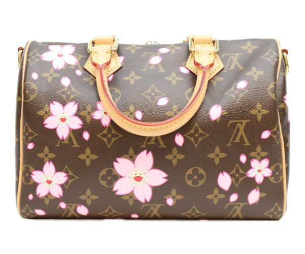 LOUIS VUITTON ルイヴィトン ×TM 村上隆 M14174 モノグラムチェリーブロッサム スピーディ バンドリエール25 ボストンバッグ