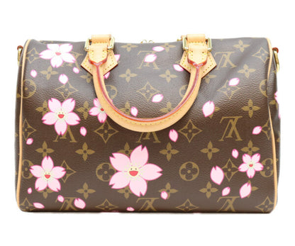 LOUIS VUITTON ルイヴィトン ×TM 村上隆 M14174 モノグラムチェリーブロッサム スピーディ バンドリエール25 ボストンバッグ
