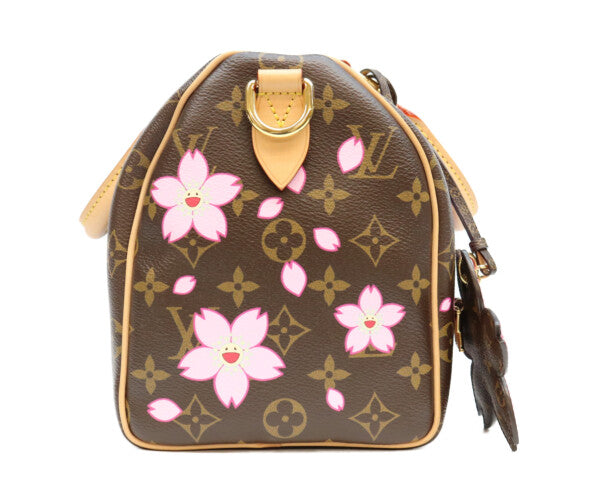 LOUIS VUITTON ルイヴィトン ×TM 村上隆 M14174 モノグラムチェリーブロッサム スピーディ バンドリエール25 ボストンバッグ