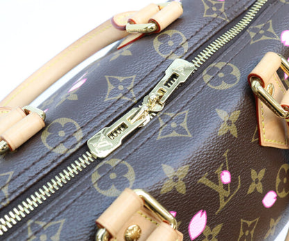LOUIS VUITTON ルイヴィトン ×TM 村上隆 M14174 モノグラムチェリーブロッサム スピーディ バンドリエール25 ボストンバッグ