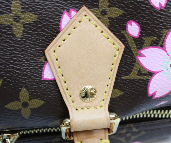 LOUIS VUITTON ルイヴィトン ×TM 村上隆 M14174 モノグラムチェリーブロッサム スピーディ バンドリエール25 ボストンバッグ