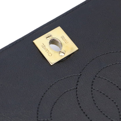 CHANEL シャネル 9番 黒 ラム ゴールド金具 フルフラップ ターンロック マトラッセ23 ショルダーバッグ