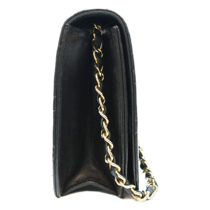 CHANEL シャネル 9番 黒 ラム ゴールド金具 フルフラップ ターンロック マトラッセ23 ショルダーバッグ