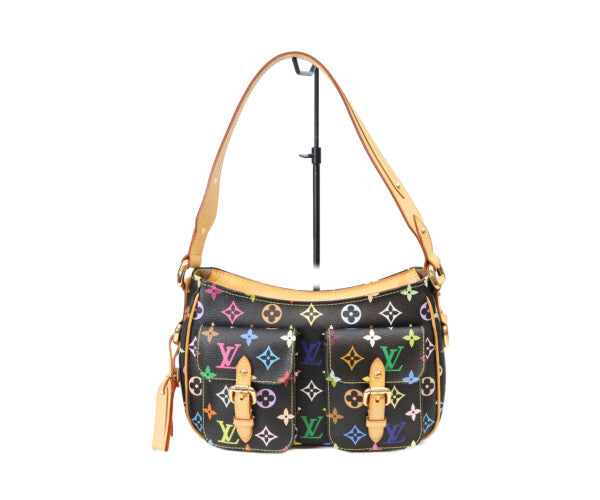 LOUIS VUITTON ルイヴィトン 06年 M40054 モノグラムマルチカラー ノワール ロッジPM ショルダーバッグ
