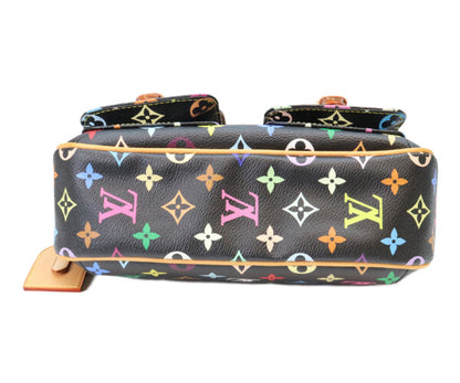 LOUIS VUITTON ルイヴィトン 06年 M40054 モノグラムマルチカラー ノワール ロッジPM ショルダーバッグ