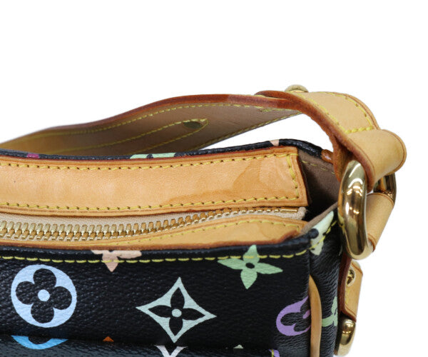 LOUIS VUITTON ルイヴィトン 06年 M40054 モノグラムマルチカラー ノワール ロッジPM ショルダーバッグ
